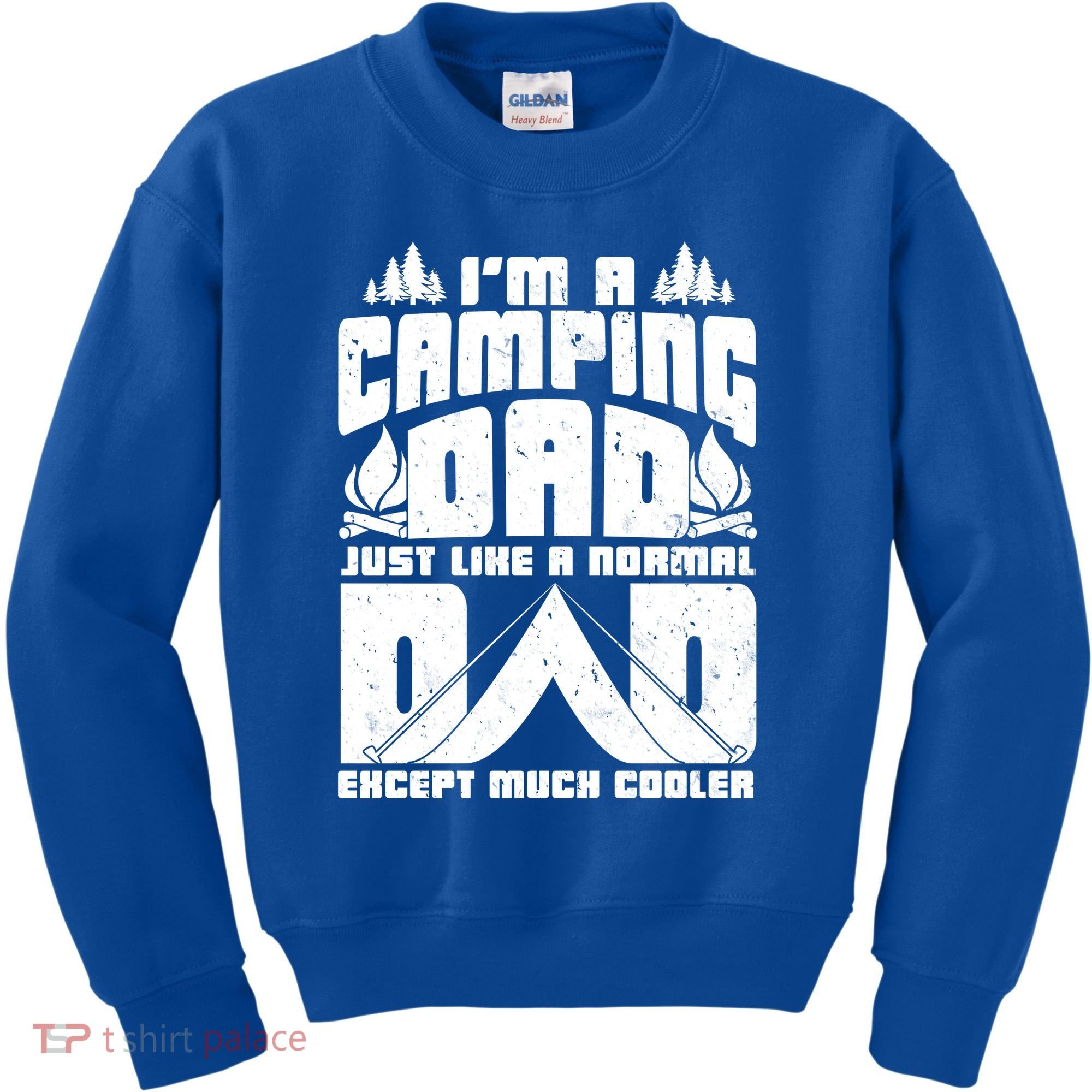 Camping Dad Kids Sweatshirt