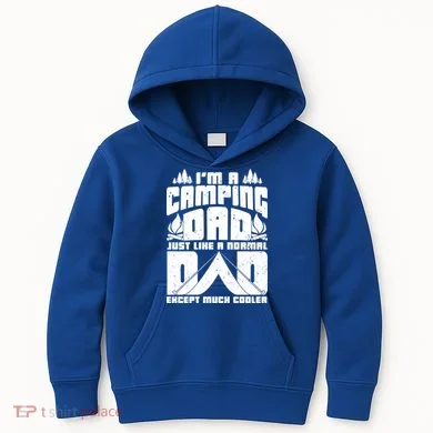 Camping Dad Kids Hoodie
