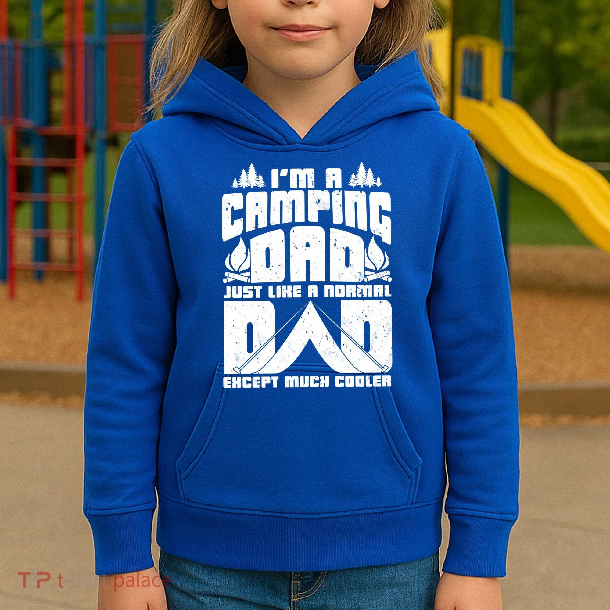 Camping Dad Kids Hoodie