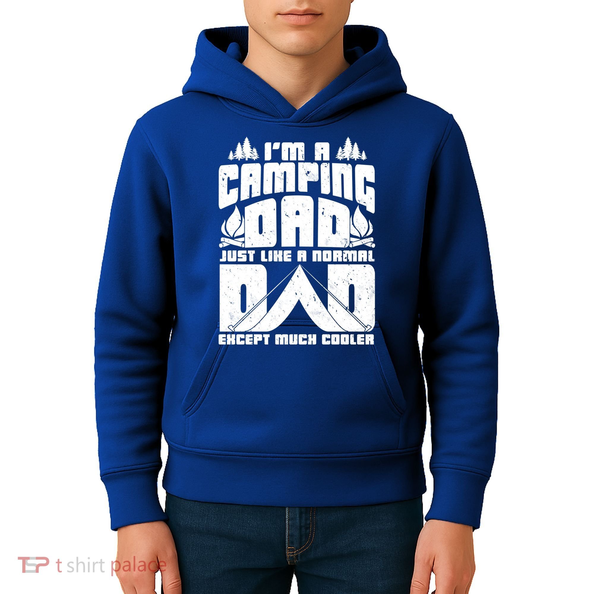 Camping Dad Kids Hoodie