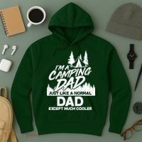 Camping Dad Just Like A Normal Dad But Much Cooler Hoodie thumb 3