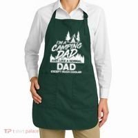 Camping Dad Just Like A Normal Dad But Much Cooler Apron thumb 2