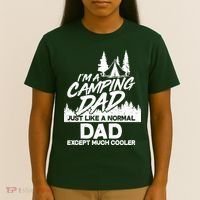 Camping Dad Just Like A Normal Dad But Much Cooler T-Shirt thumb 4