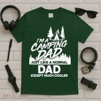Camping Dad Just Like A Normal Dad But Much Cooler T-Shirt thumb 5