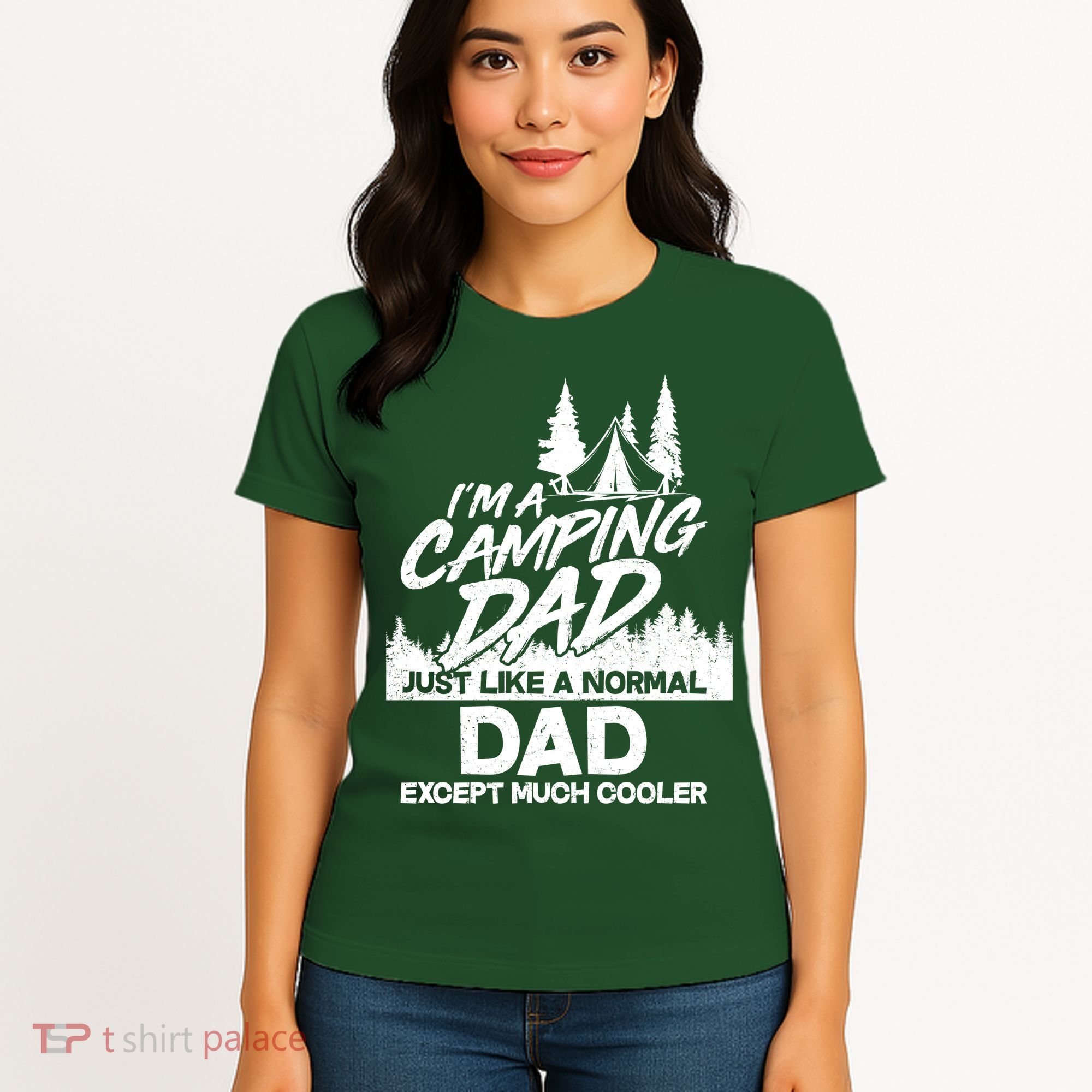 Camping Dad Just Like A Normal Dad But Much Cooler Women's T-Shirt