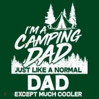Camping Dad Just Like A Normal Dad But Much Cooler Women's T-Shirt thumb 6