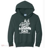 Camping Dad Just Like A Normal Dad But Much Cooler Kids Hoodie thumb 0