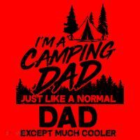 Camping Dad Just Like A Normal Dad But Much Cooler Santa Hat thumb 1