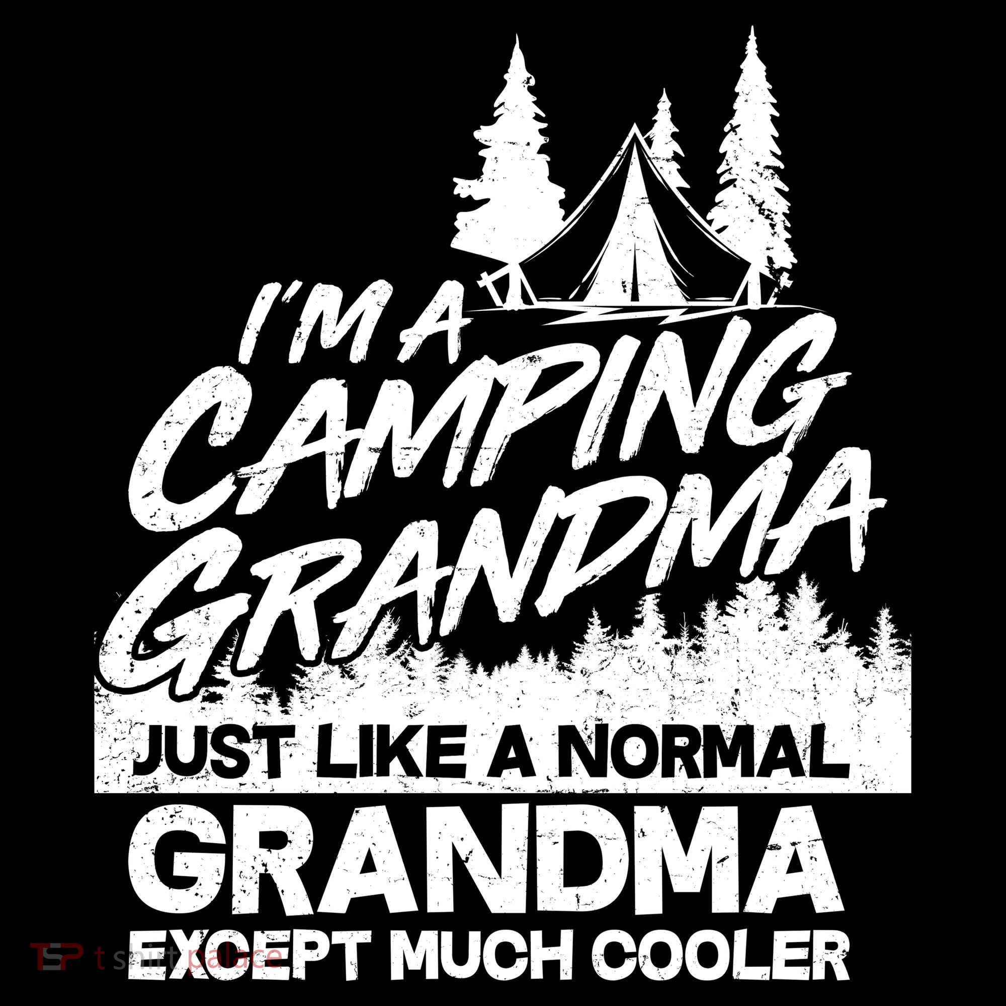 Camping Grandma Ornament