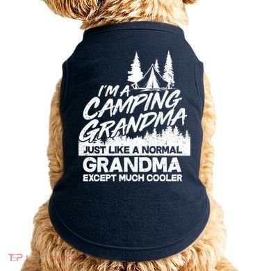 Camping Grandma Doggie Tank