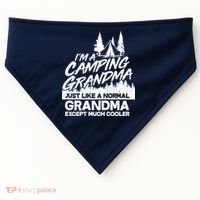 Camping Grandma USA-Made Doggie Bandana thumb 0