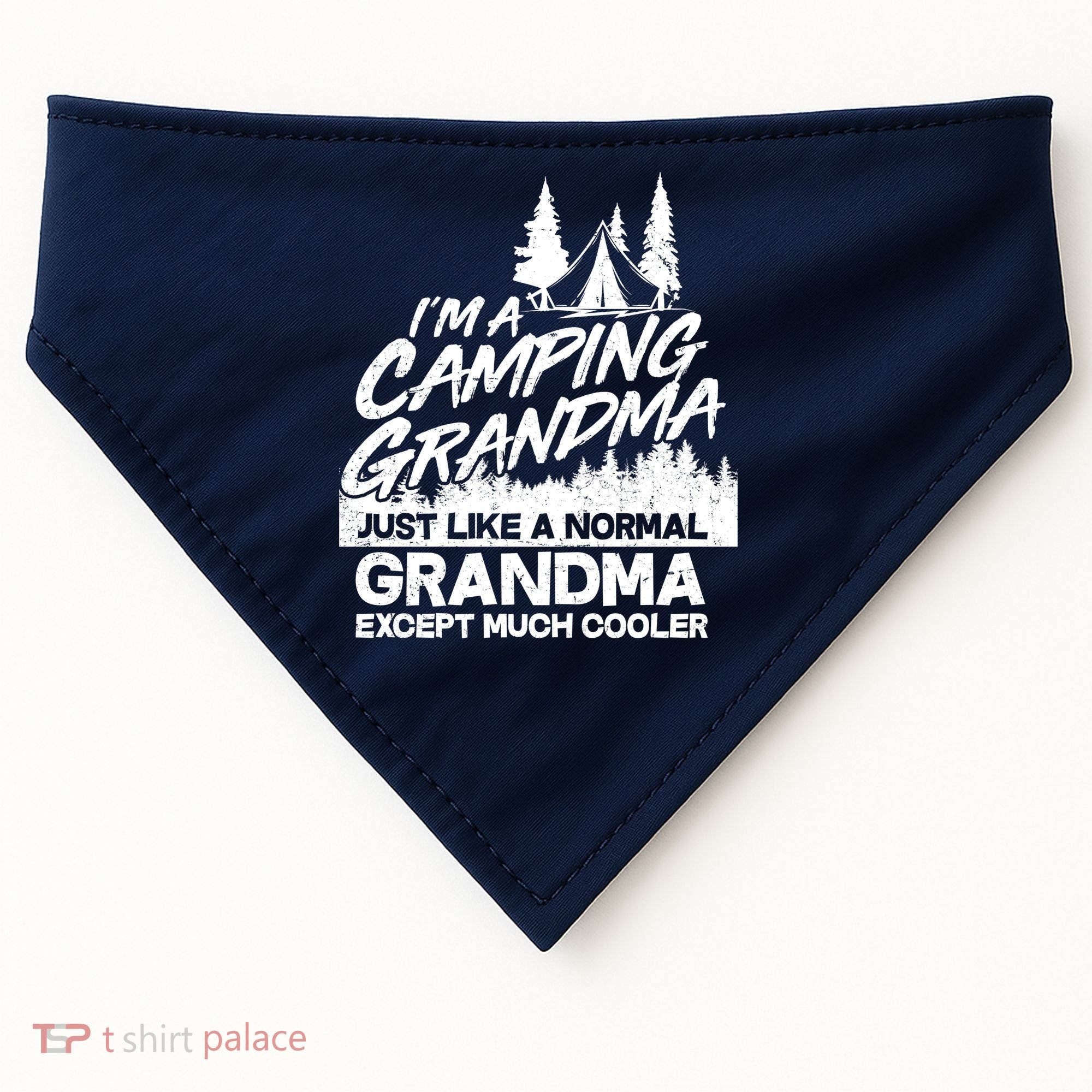 Camping Grandma USA-Made Doggie Bandana
