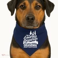 Camping Grandma USA-Made Doggie Bandana thumb 1