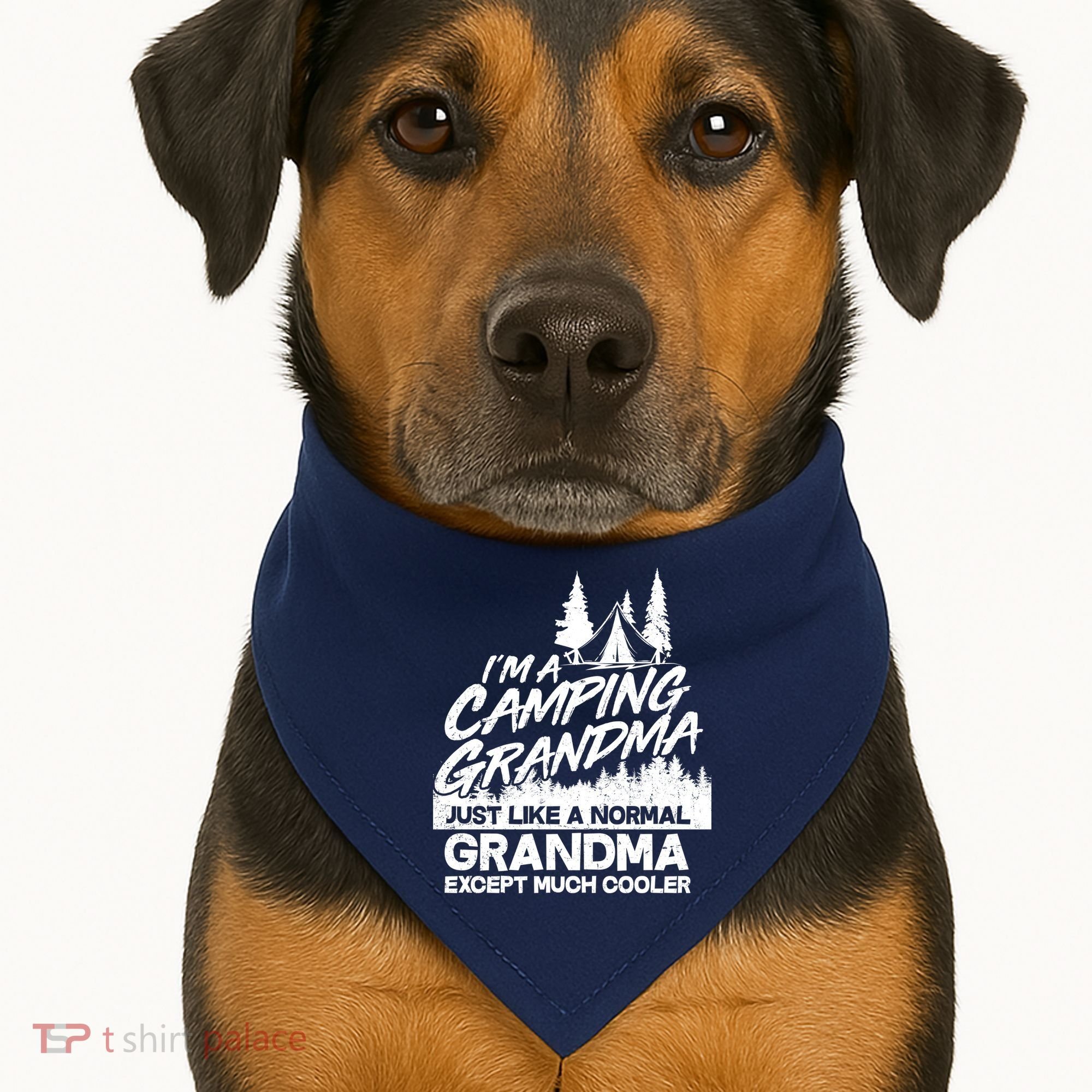 Camping Grandma USA-Made Doggie Bandana