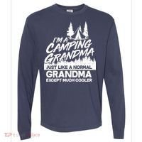 Camping Grandma Comfort Colors Heavyweight Long Sleeve T-Shirt thumb 0