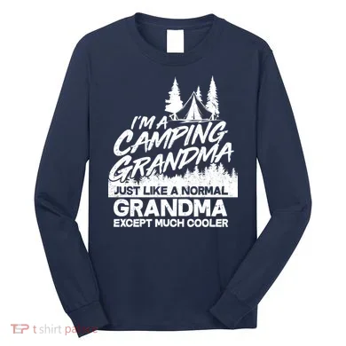 Camping Grandma Long Sleeve Shirt