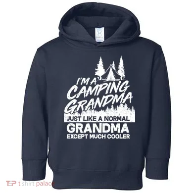 Camping Grandma Toddler Hoodie