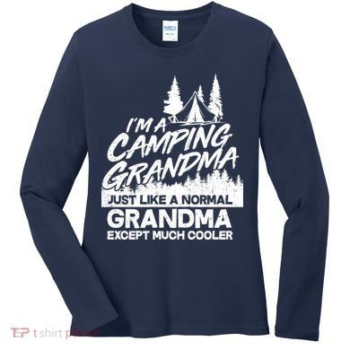 Camping Grandma Women's Long Sleeve Shirt