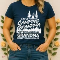 Camping Grandma Women's T-Shirt thumb 2