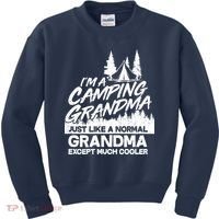 Camping Grandma Kids Sweatshirt thumb 0