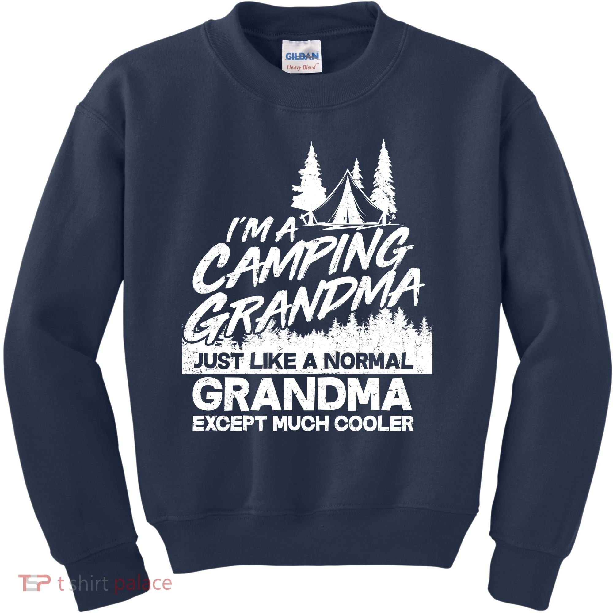 Camping Grandma Kids Sweatshirt