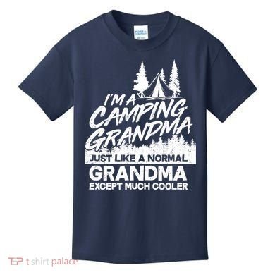 Camping Grandma Kids T-Shirt
