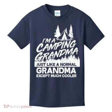 Camping Grandma Kids T-Shirt