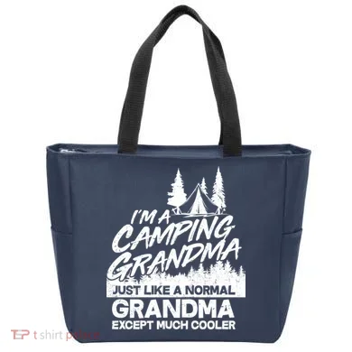 Camping Grandma Tote Bag