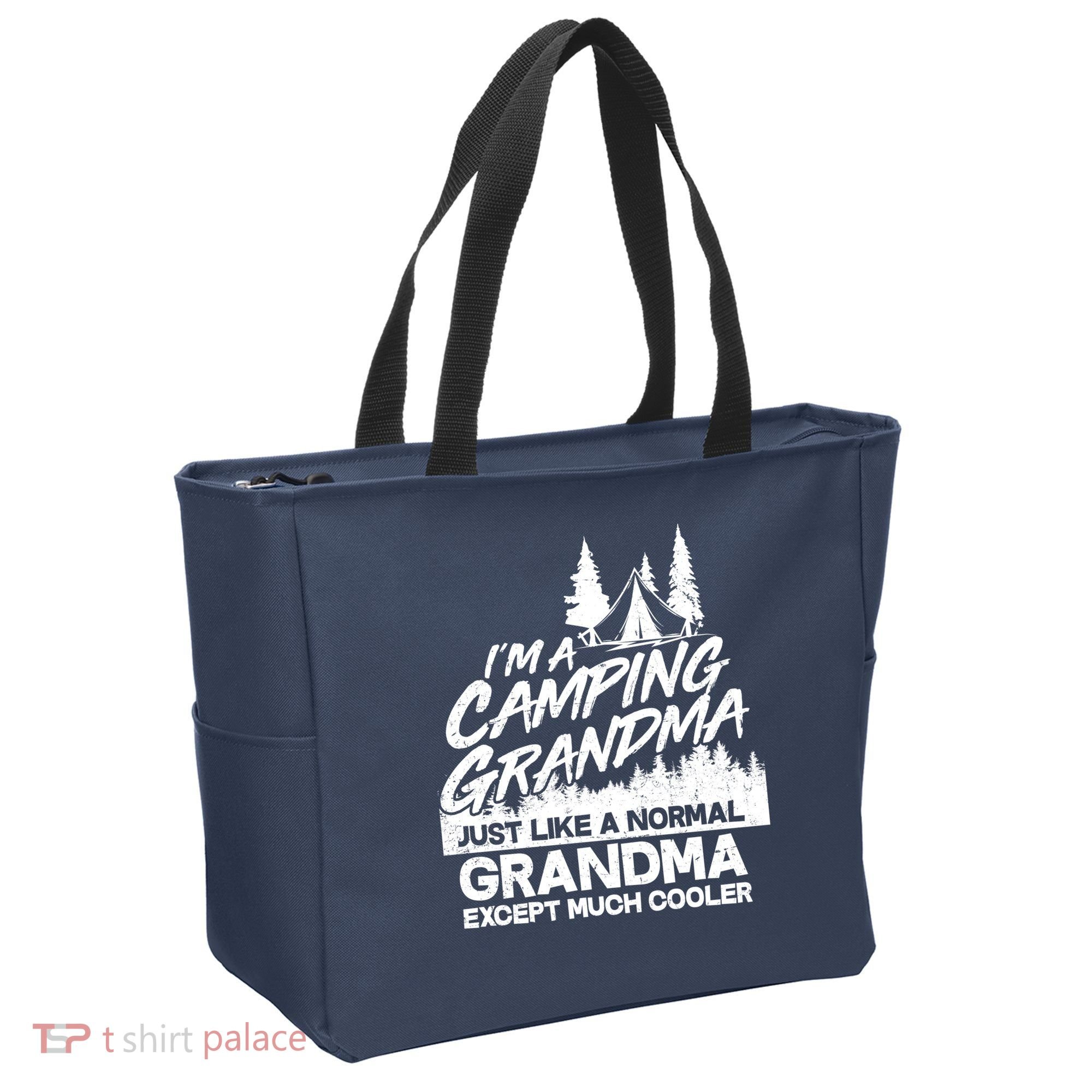 Camping Grandma Tote Bag