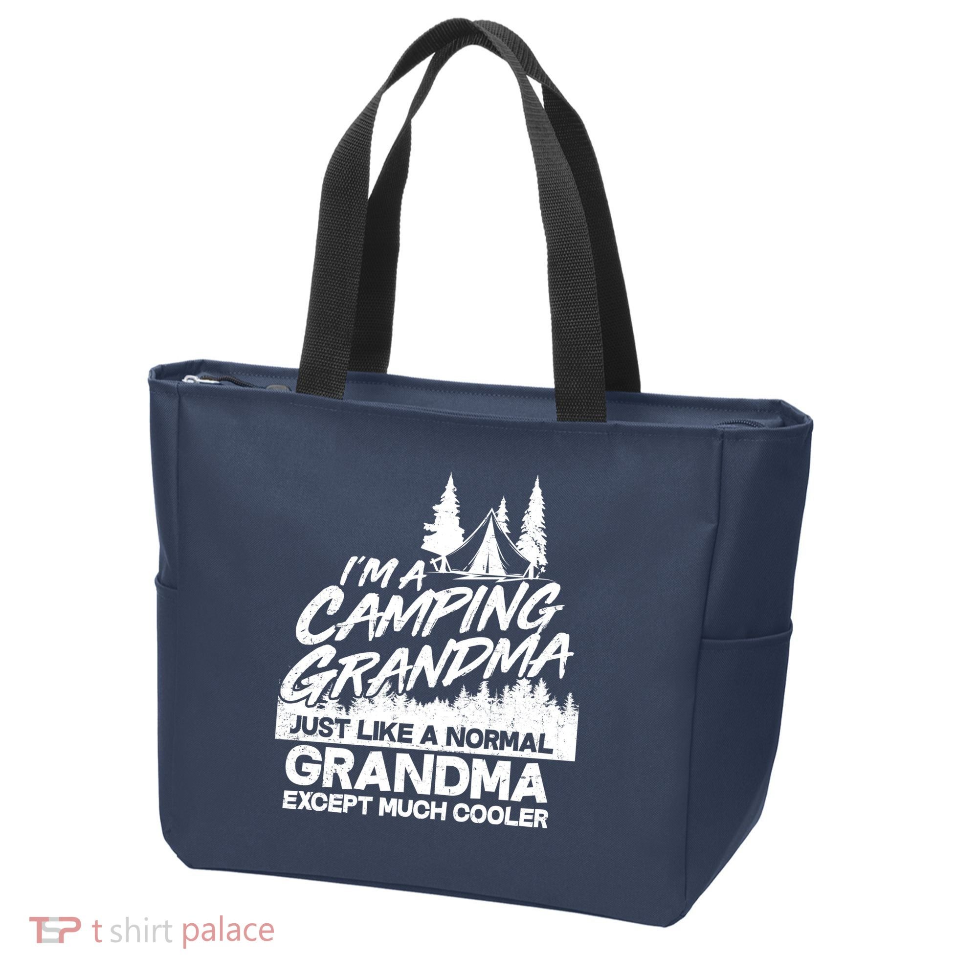 Camping Grandma Tote Bag