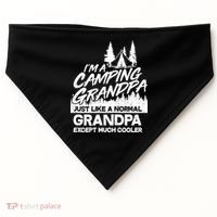 Camping Grandpa USA-Made Doggie Bandana thumb 0