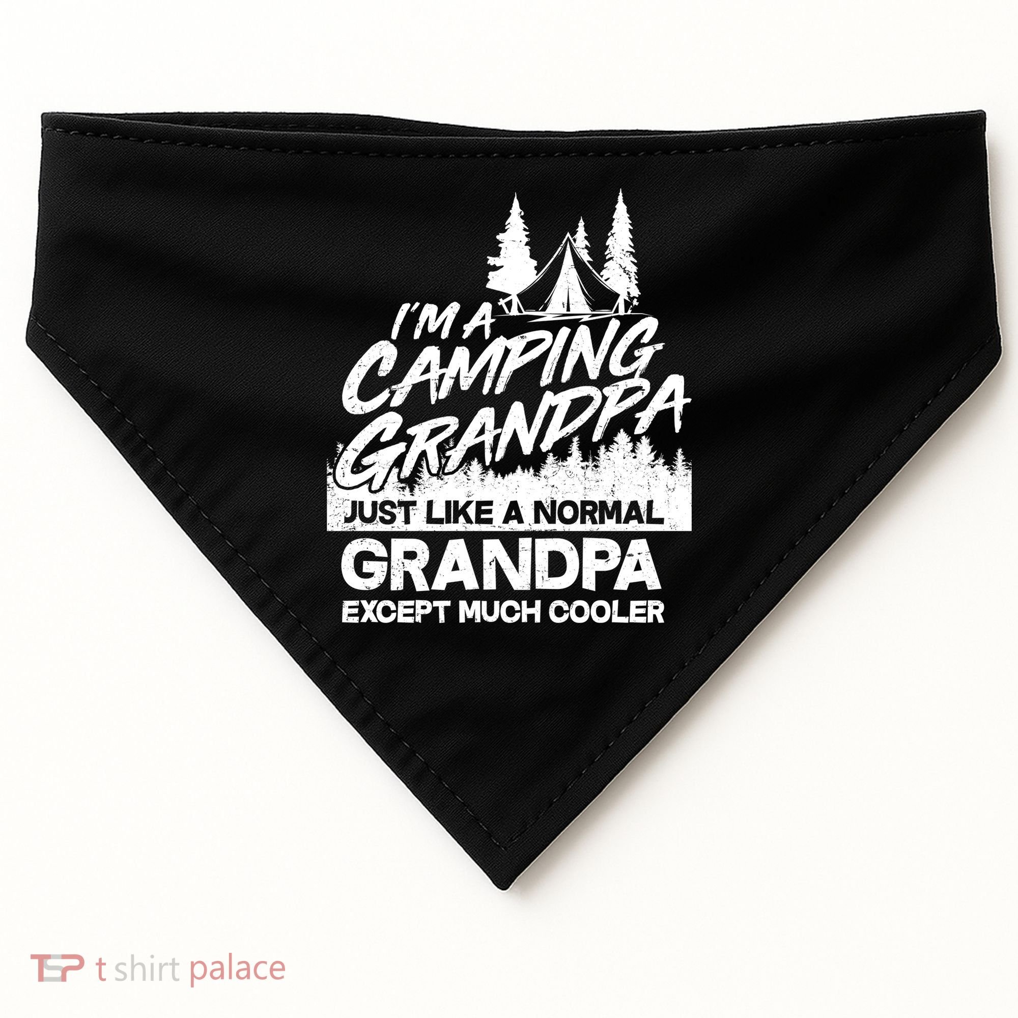 Camping Grandpa USA-Made Doggie Bandana