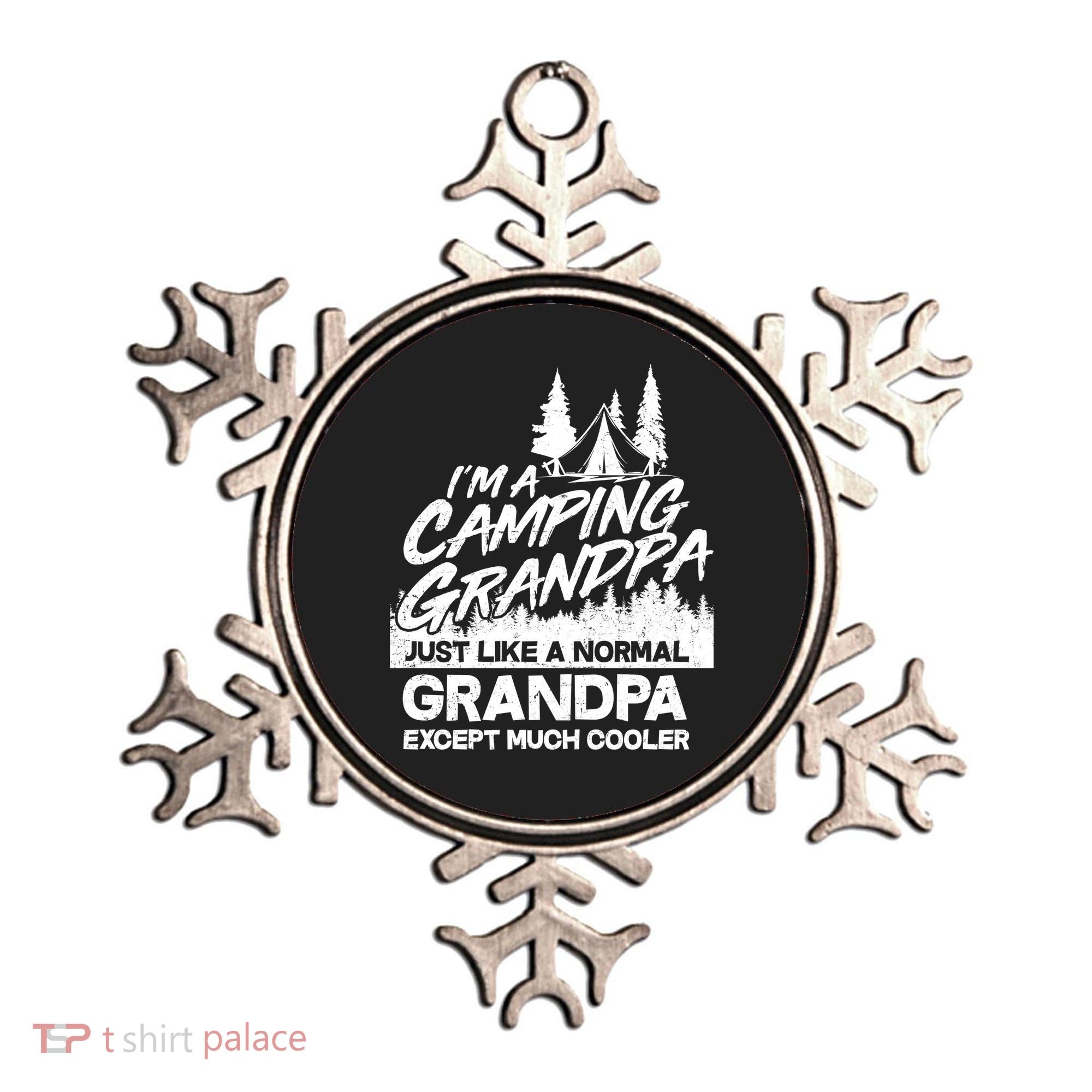Camping Grandpa Ornament