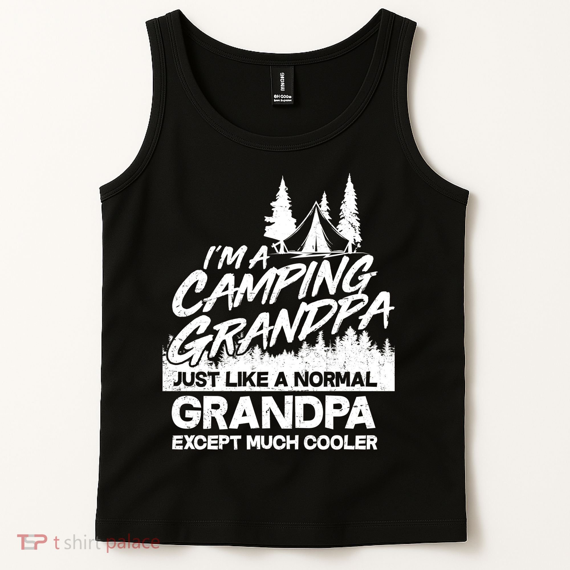 Camping Grandpa Tank Top
