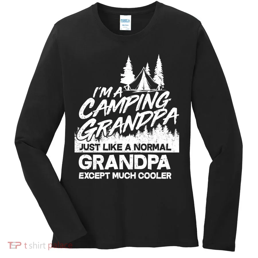 Camping Grandpa Women's Long Sleeve Shirt
