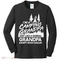 Camping Grandpa Kids Long Sleeve Shirt thumb 0