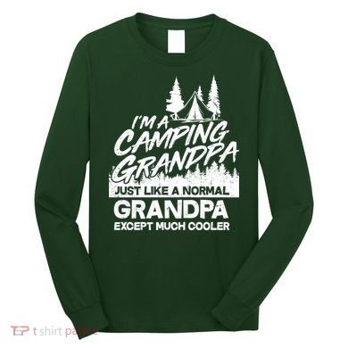 Camping Grandpa Long Sleeve Shirt