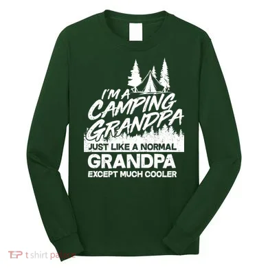 Camping Grandpa Long Sleeve Shirt