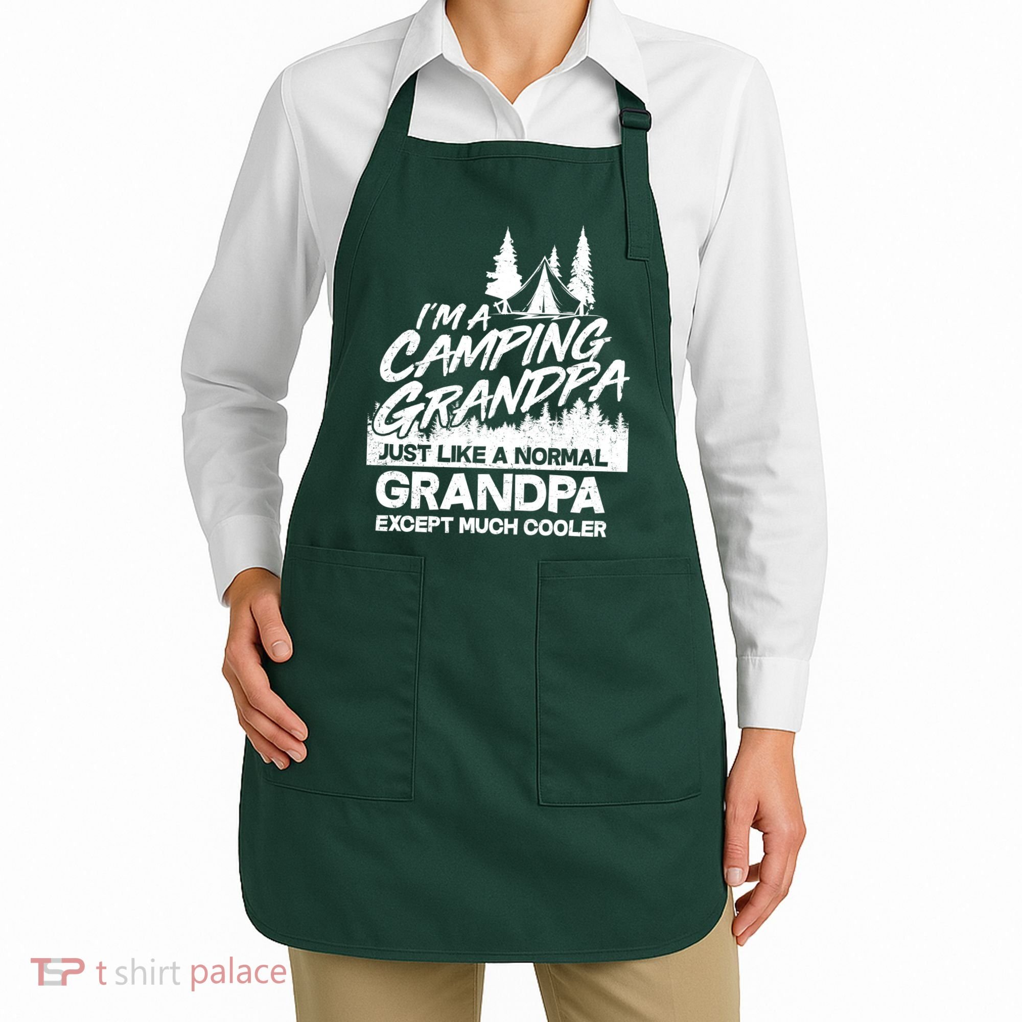 Camping Grandpa Apron