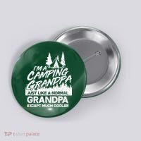 Camping Grandpa Button thumb 0