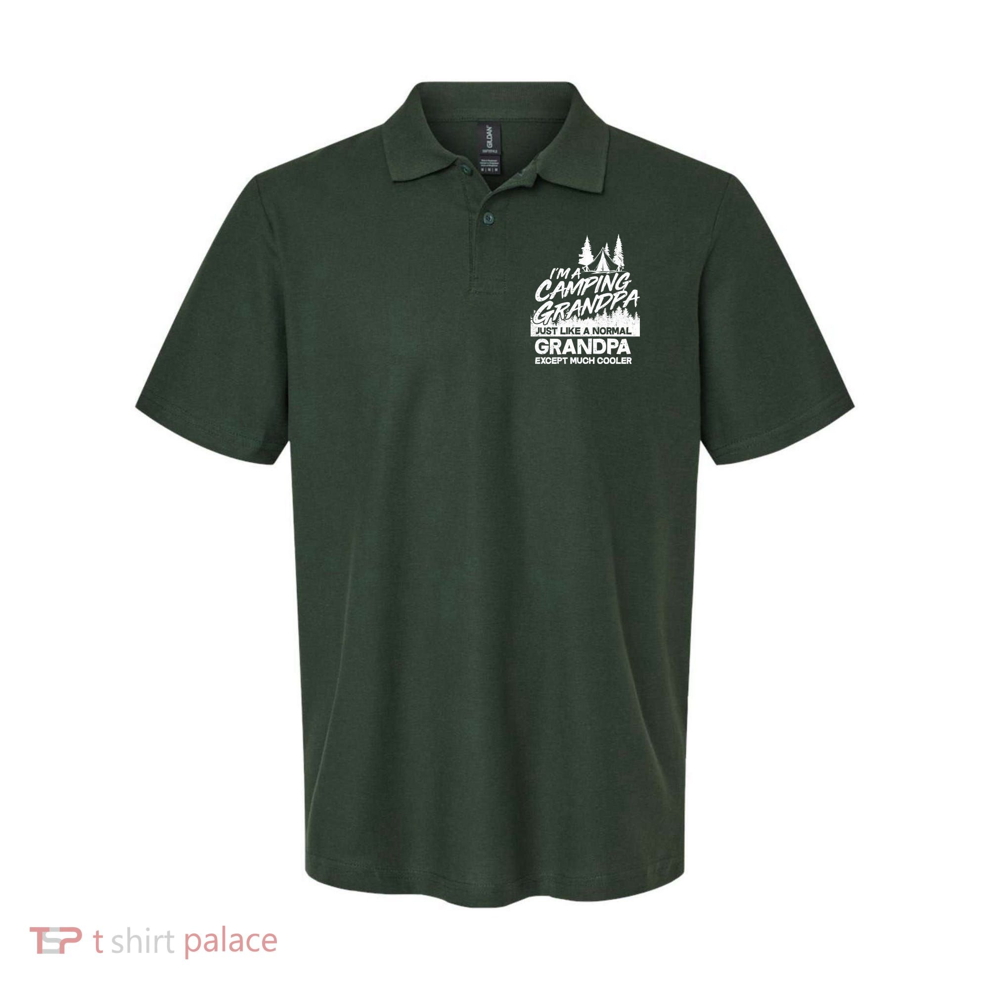 Camping Grandpa Polo