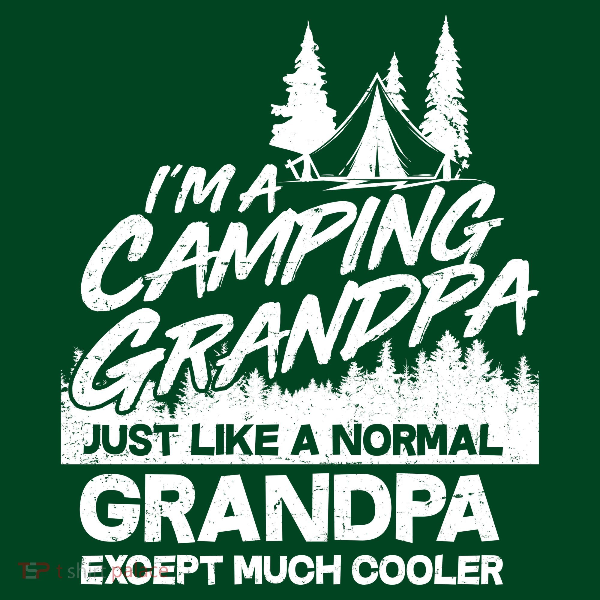 Camping Grandpa Polo