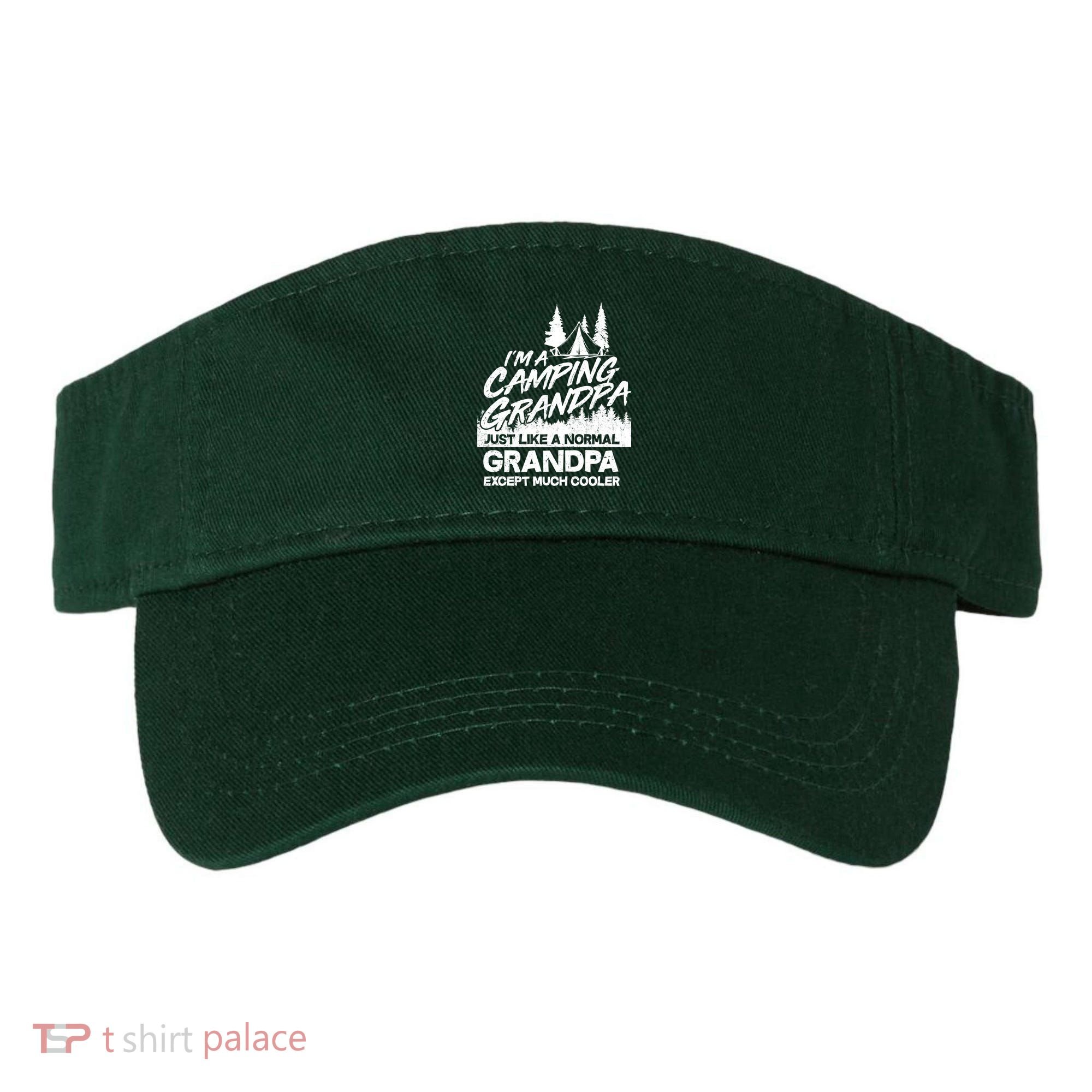 Camping Grandpa Visor