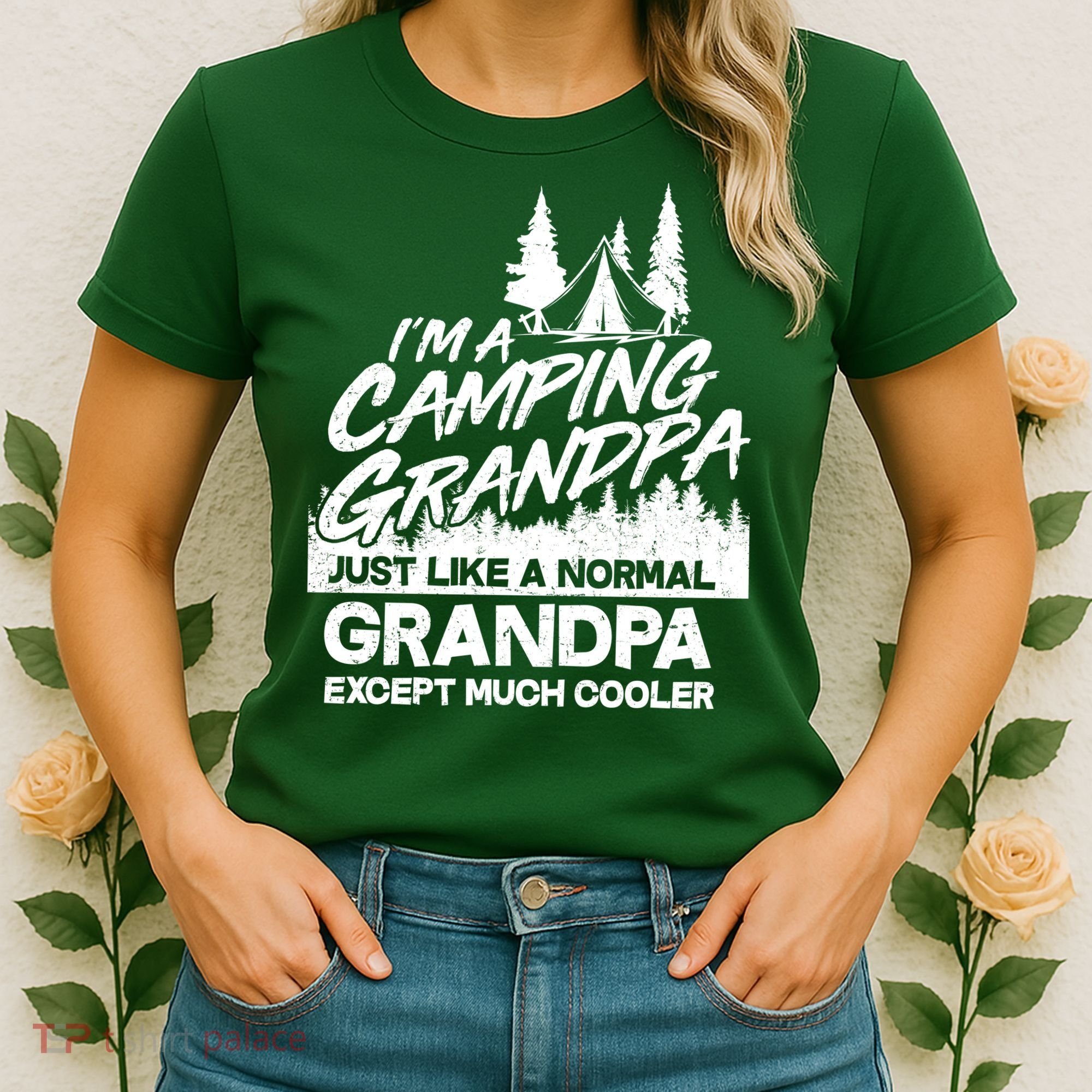 Camping Grandpa Women's T-Shirt
