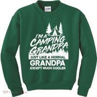 Camping Grandpa Kids Sweatshirt thumb 0