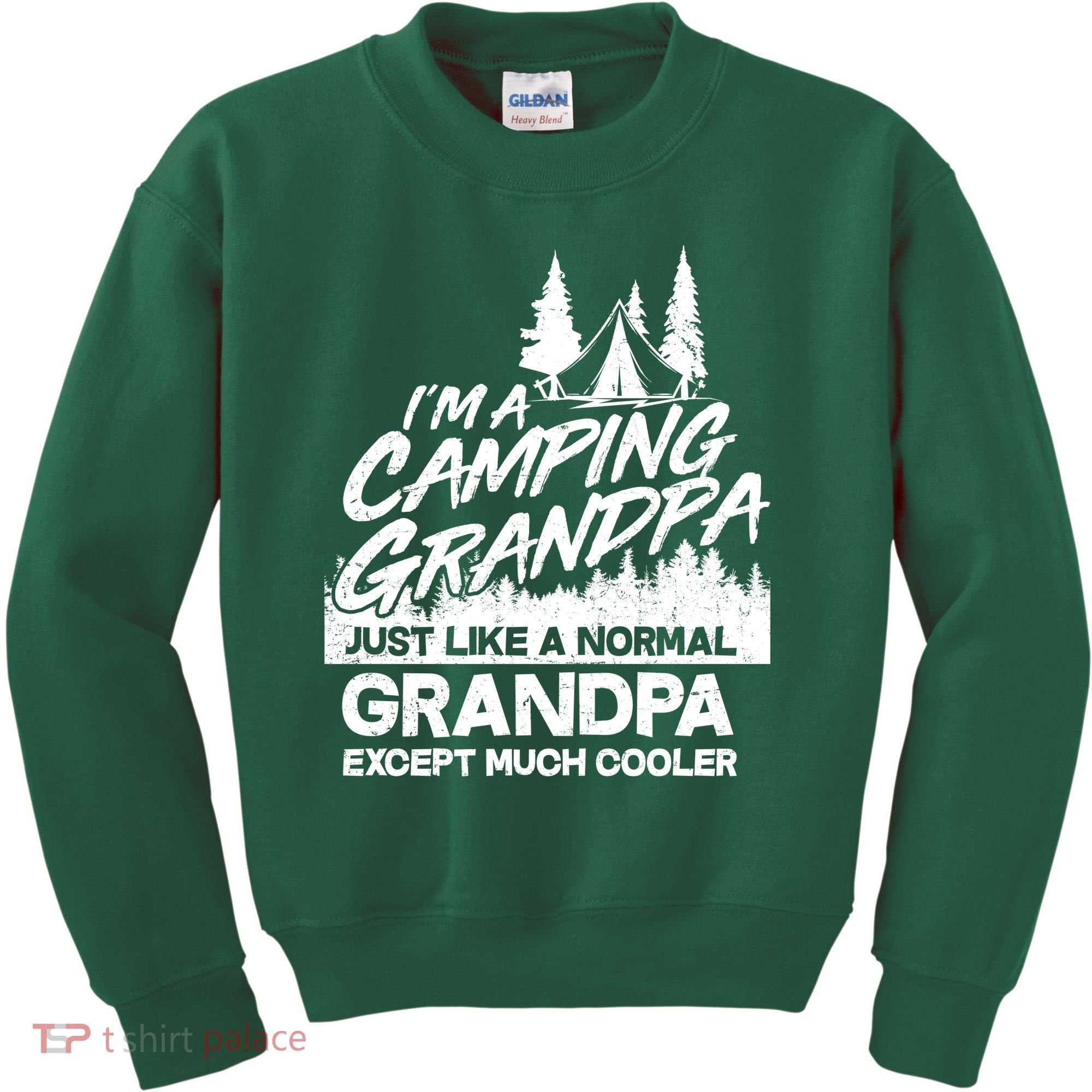 Camping Grandpa Kids Sweatshirt