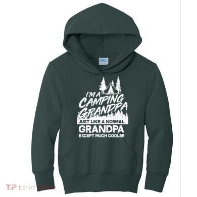 Camping Grandpa Kids Hoodie