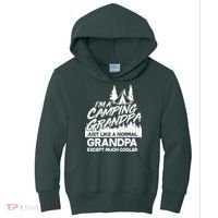 Camping Grandpa Kids Hoodie thumb 0