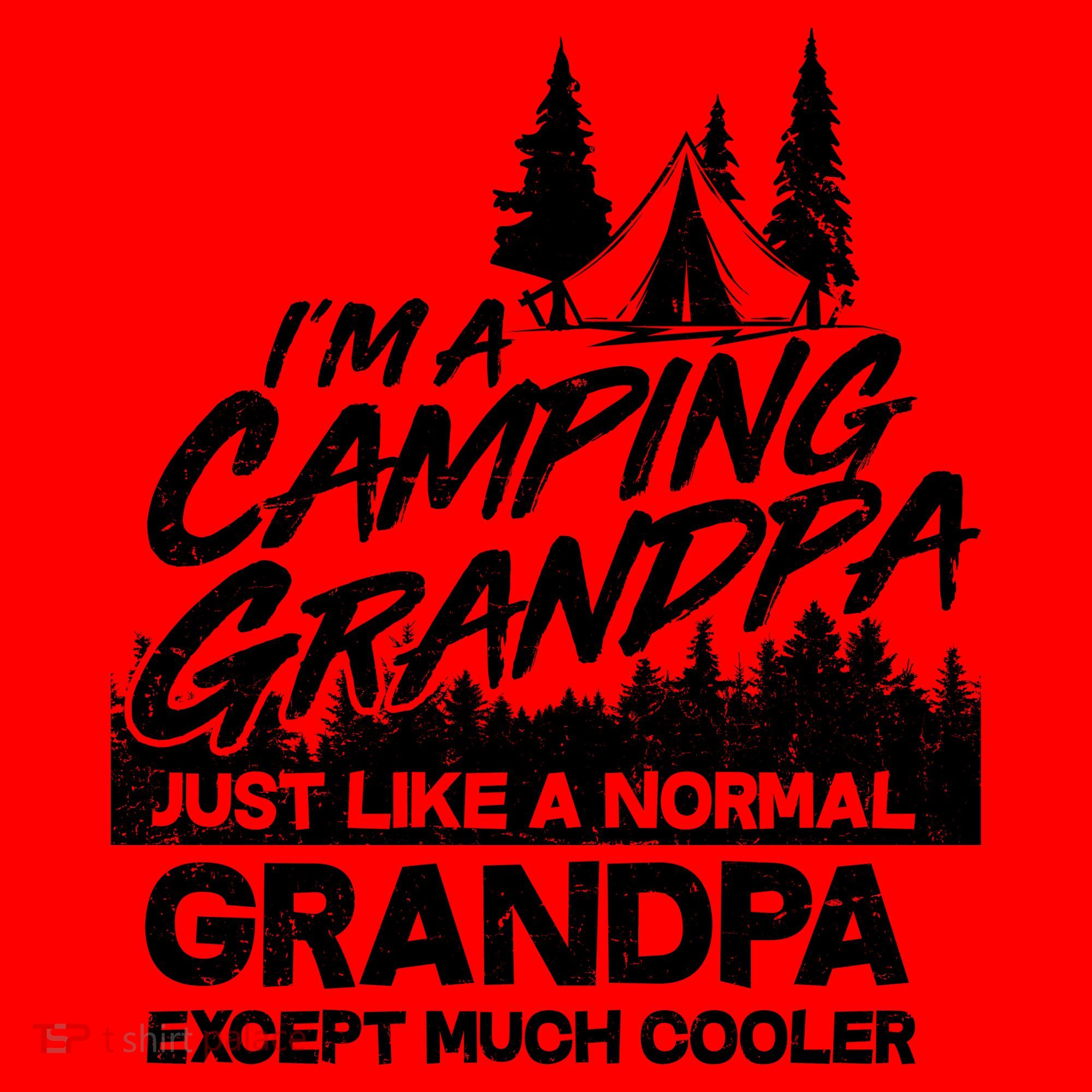 Camping Grandpa Santa Hat