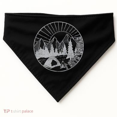 Camping I Hate People USA-Made Doggie Bandana